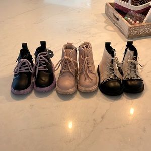 Toddler Girls’ Boots. Set of 3